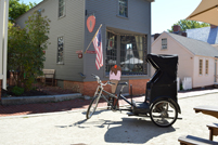 Portsmouth, NH - Strawbery Banke - Carriage at Pickwicks Store